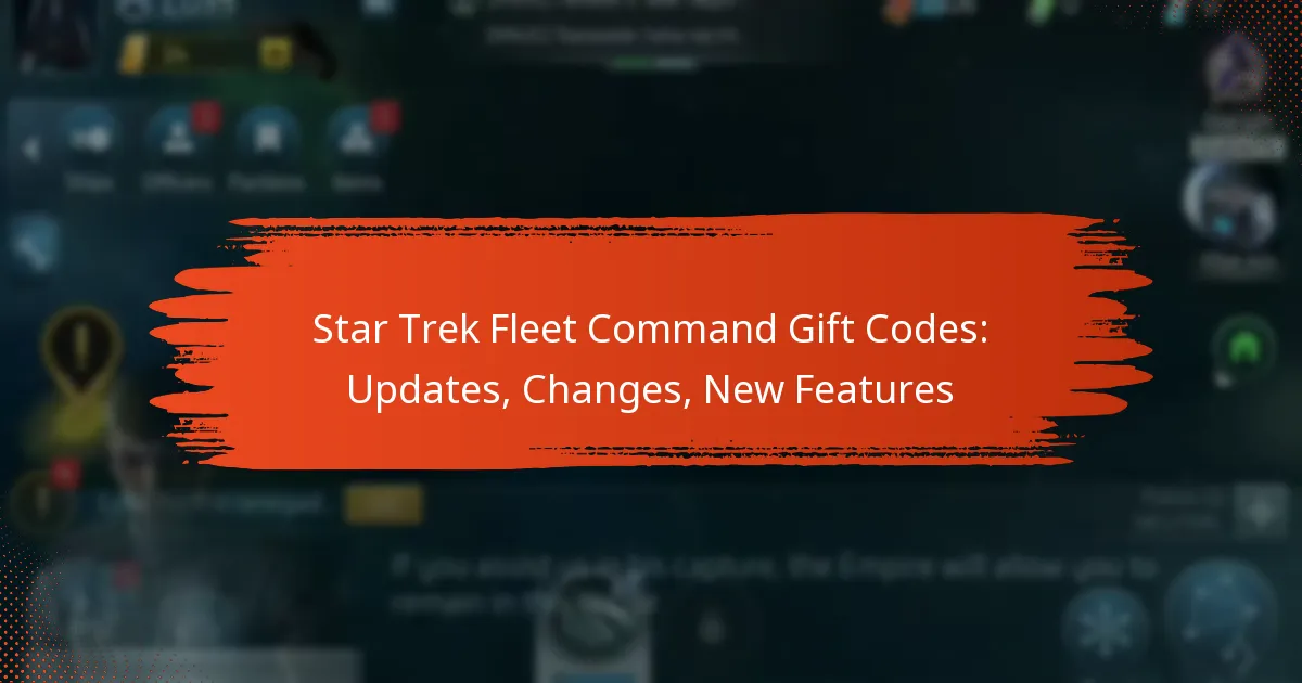 Star Trek Fleet Command Gift Codes: Updates, Changes, New Features