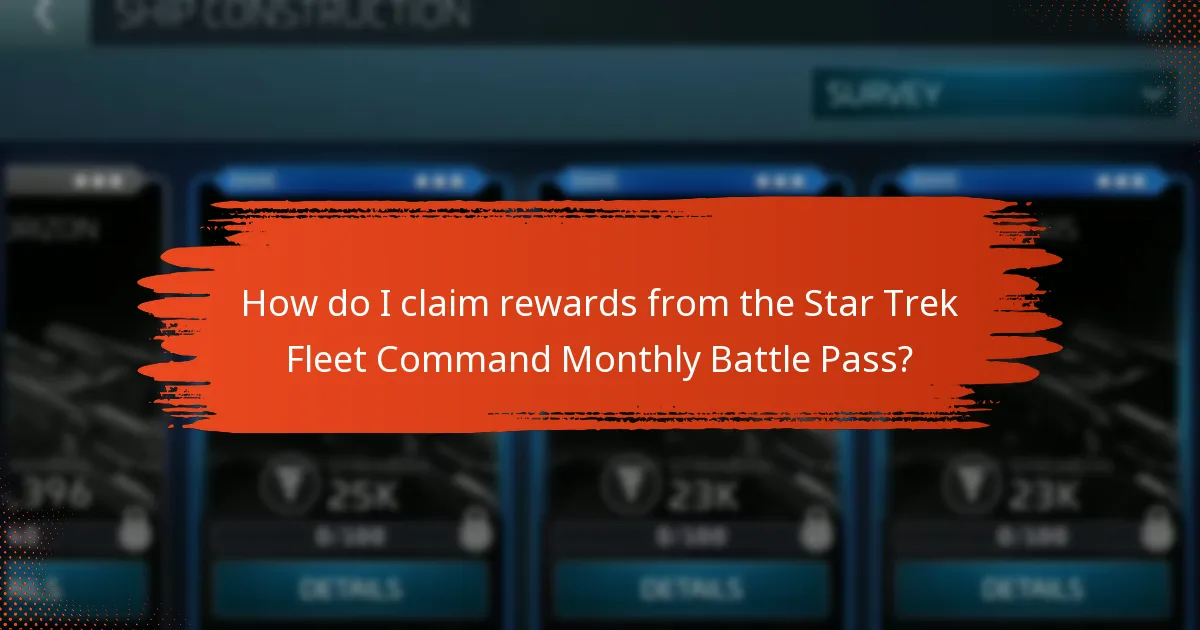 What unique features come with the Star Trek Fleet Command Monthly Battle Pass?
