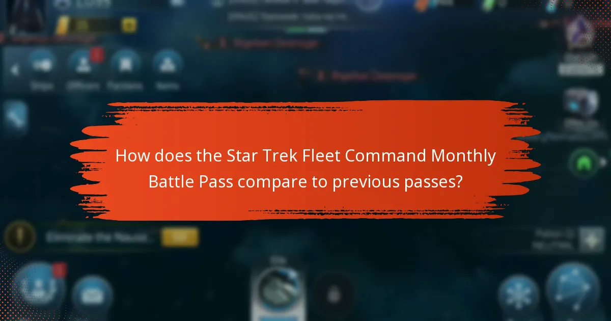 How do I claim rewards from the Star Trek Fleet Command Monthly Battle Pass?