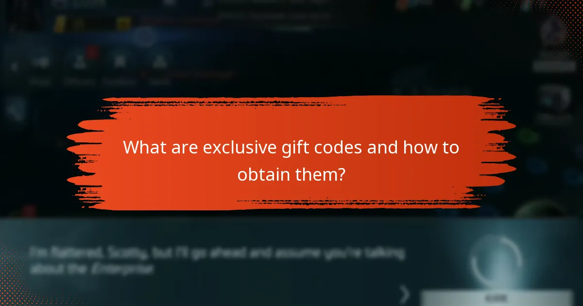 How to redeem gift codes in Star Trek Fleet Command?