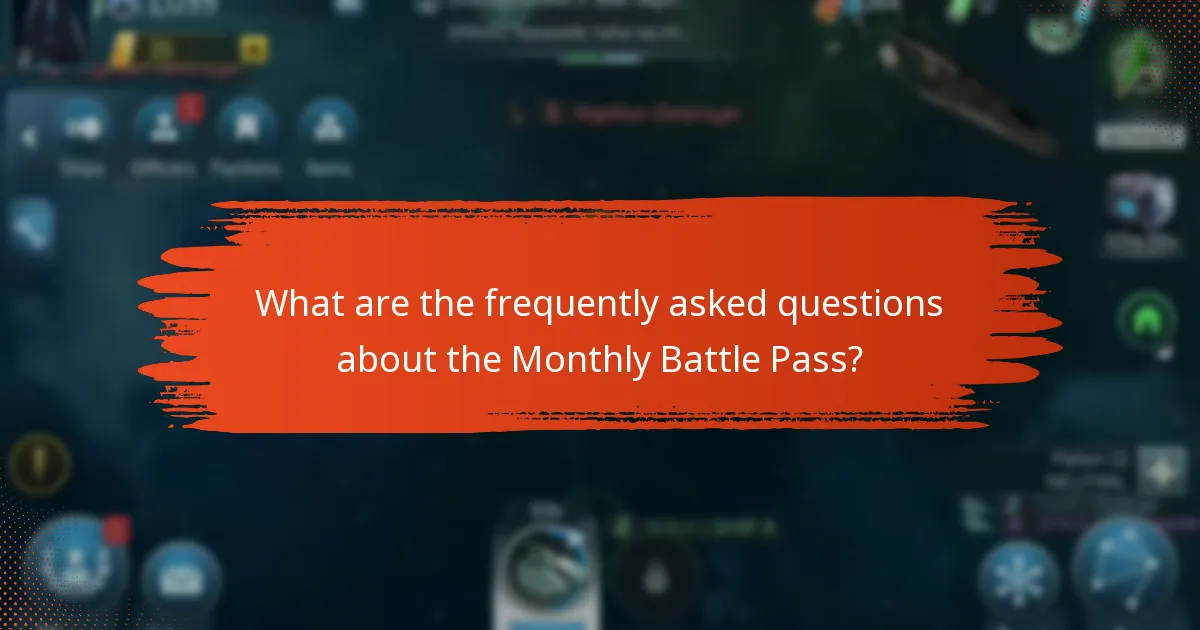 How do rewards change each month in the Monthly Battle Pass?